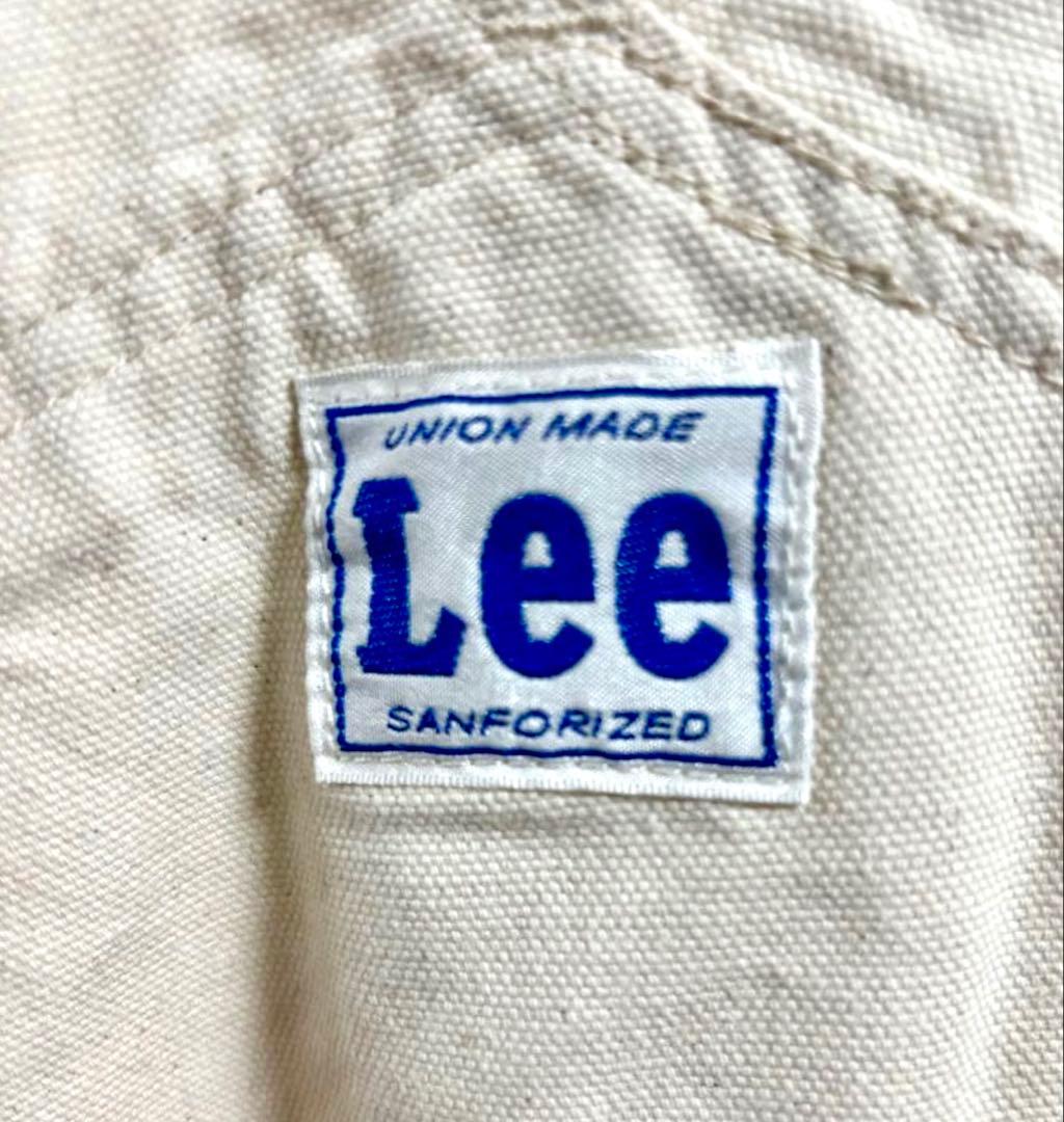 H*i様 オーバーオール　サロペット　ホワイト　 Lee 古着コーデ　白