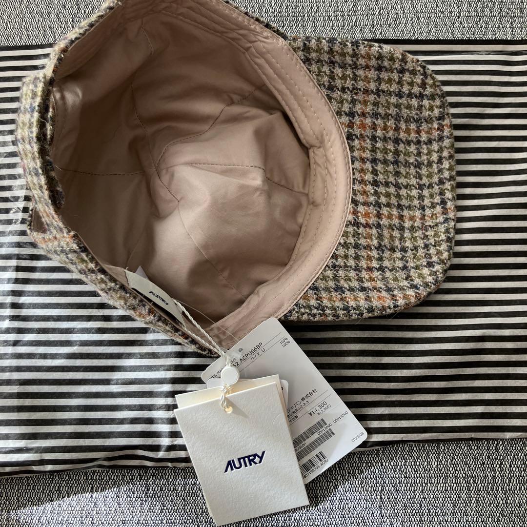 AUTRY チェック柄 ベースボールキャップ