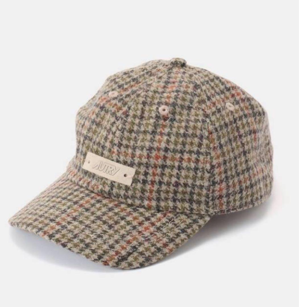AUTRY チェック柄 ベースボールキャップ