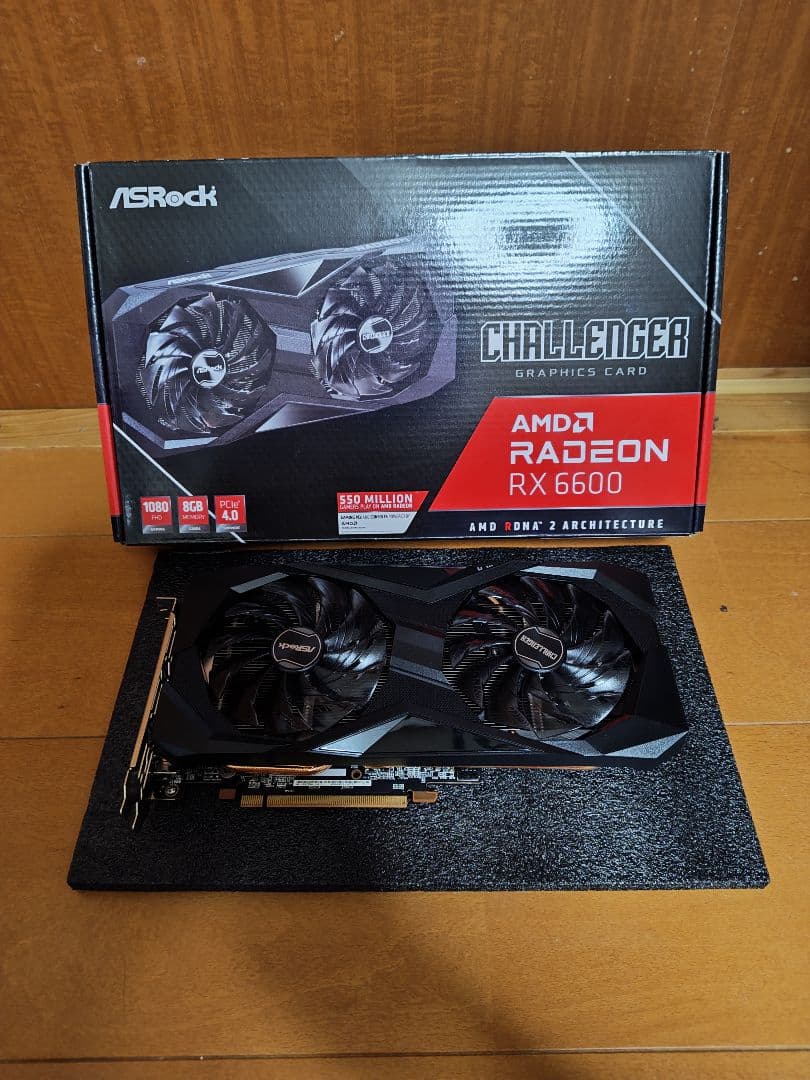 グラフィックボード・グラボ・ビデオカード rx6600