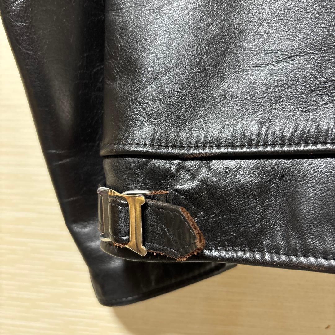 とし ６６６ シングルライダース ベジタブルタンニン鞣し茶芯