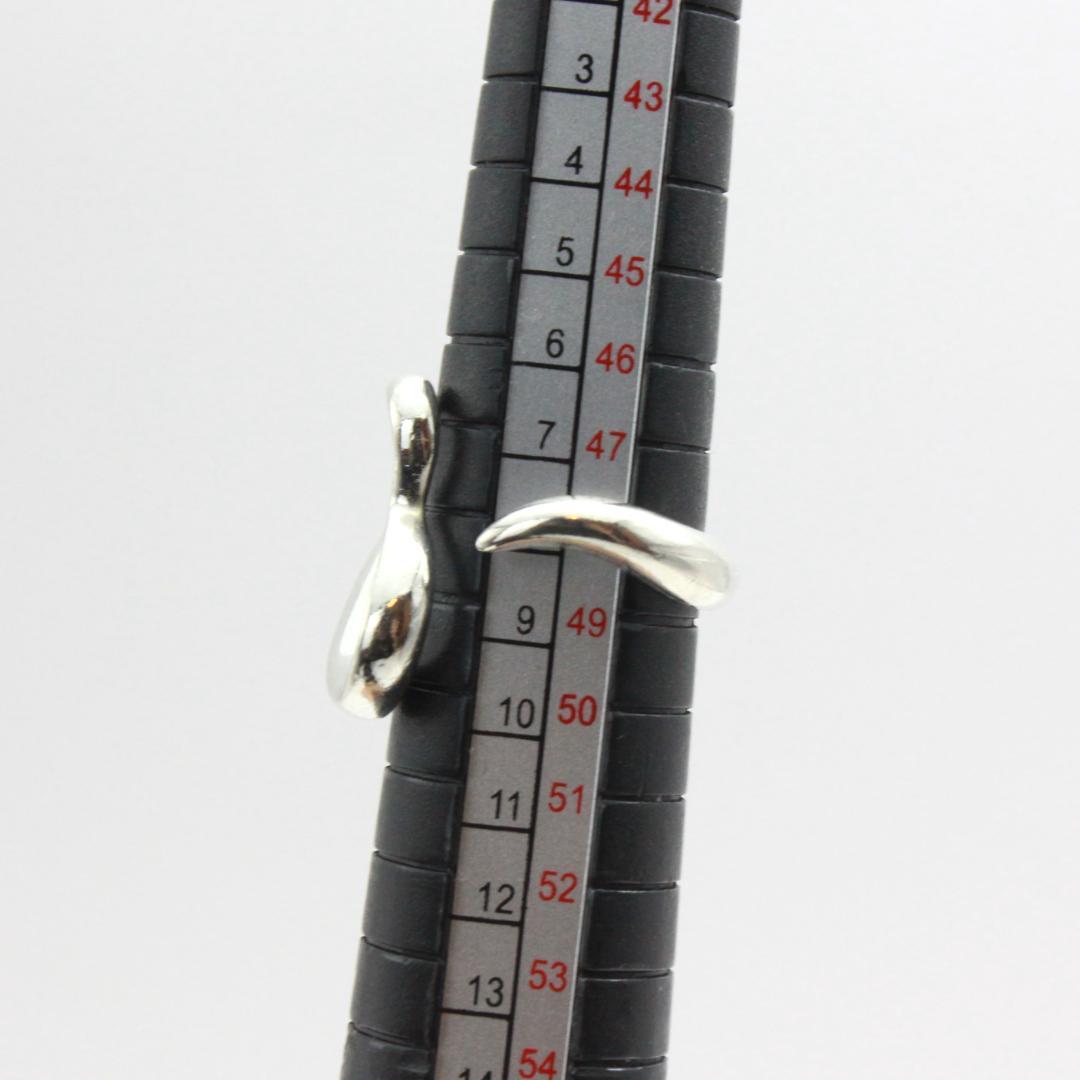 美品 Tiffany&Co. ティファニー オープンハート リング 指輪 8号