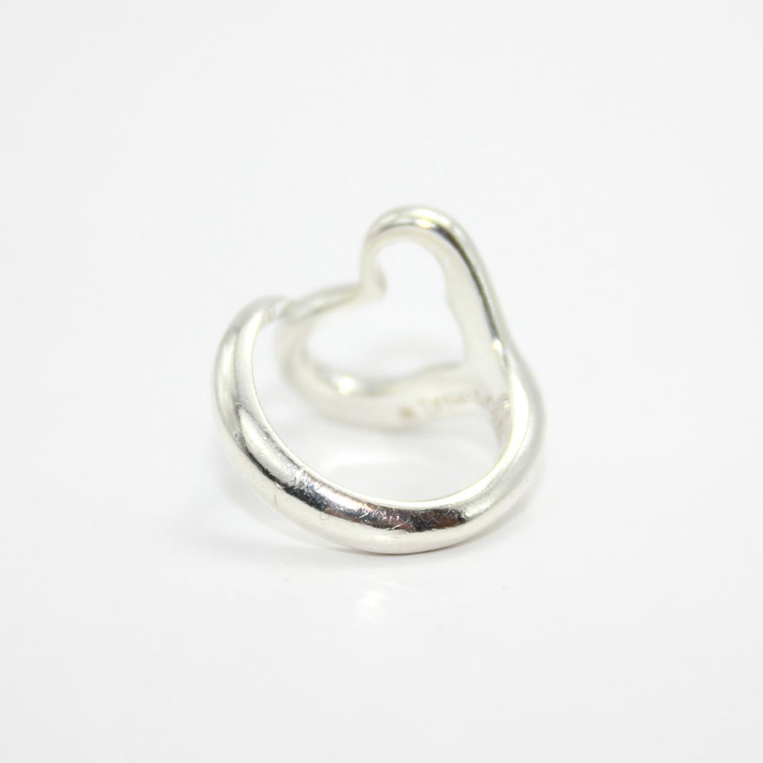 美品 Tiffany&Co. ティファニー オープンハート リング 指輪 8号