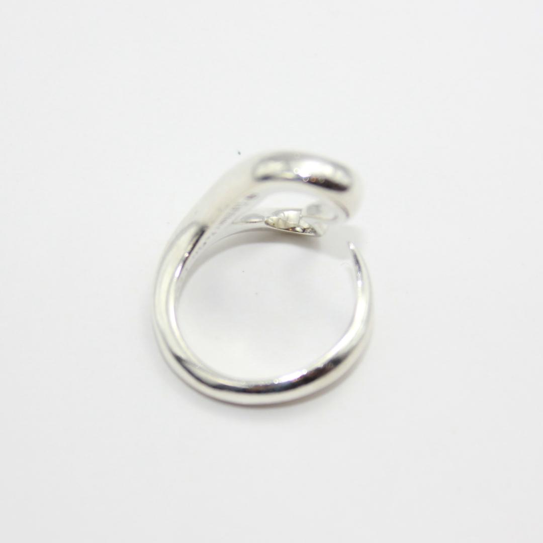 美品 Tiffany&Co. ティファニー オープンハート リング 指輪 8号