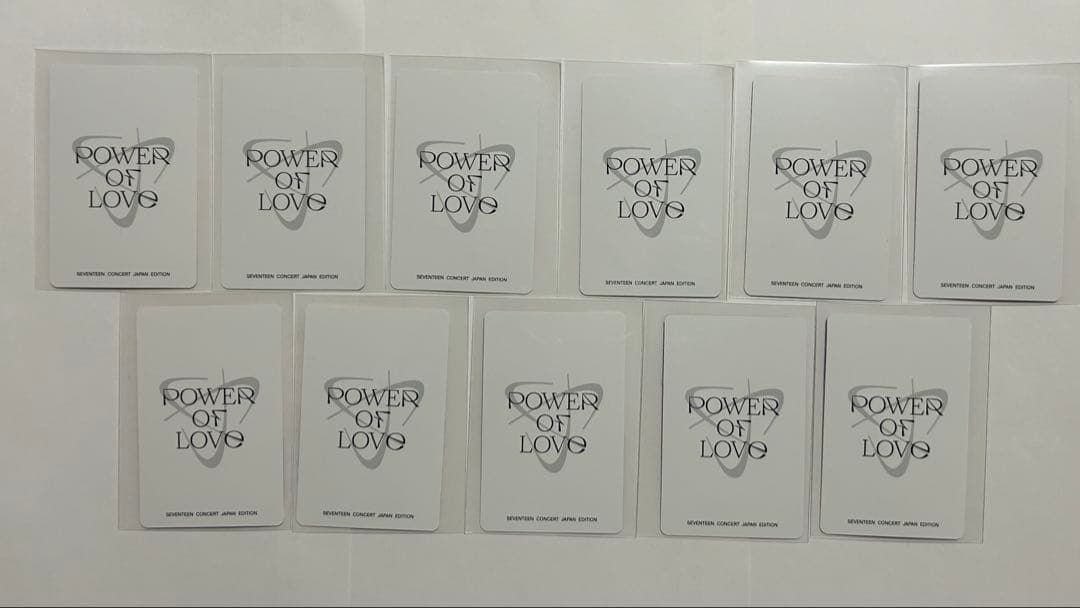 SEVENTEEN POWER OF LOVE Blu-ray トレカ