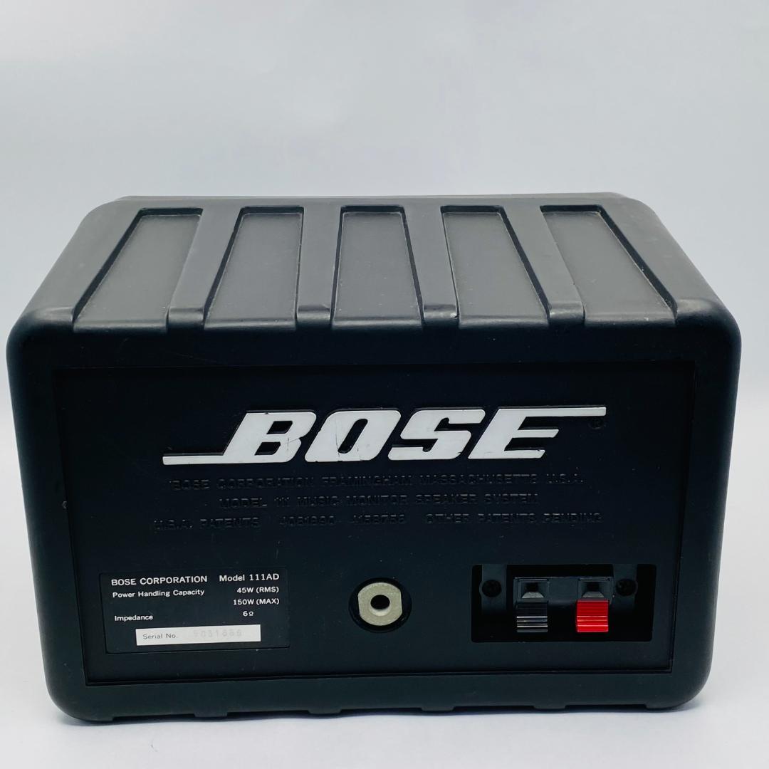 BOSE　ボーズ　モデル 111AD　スピーカー　ペア　２個セット　ケーブル付き