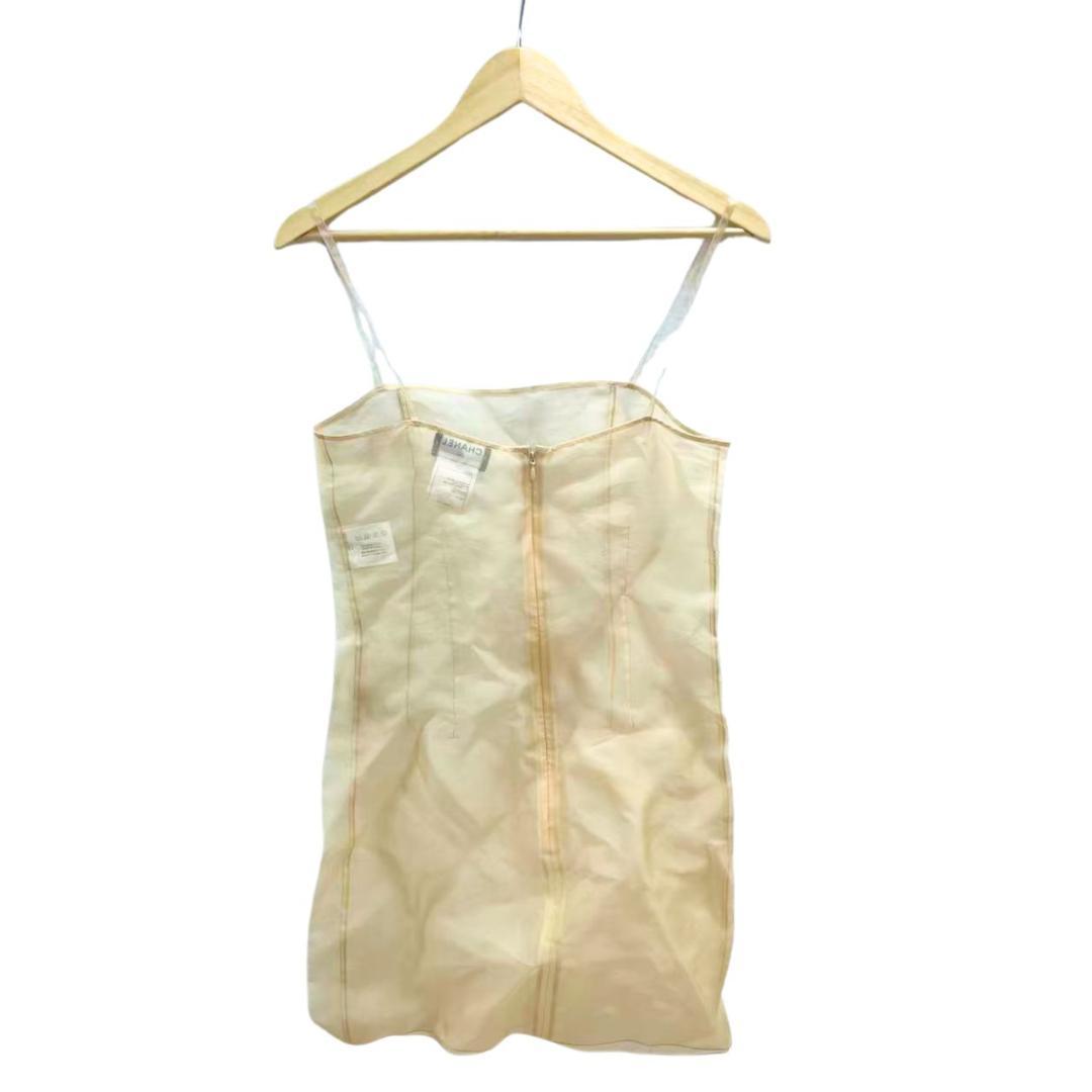 CHANEL シャネル キャミソール ベージュ シースルー