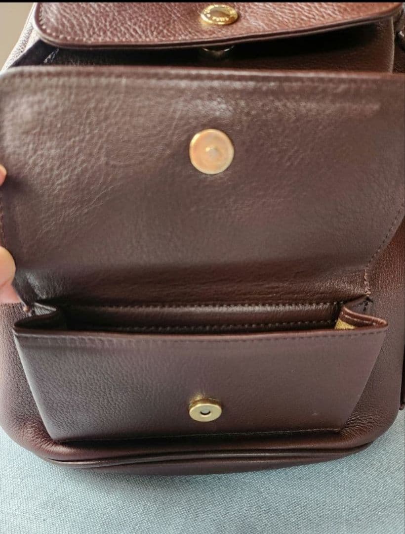 【希少】ソニアリキエル パリ店舗購入 牛革リュック 90年代ヴィンテージ