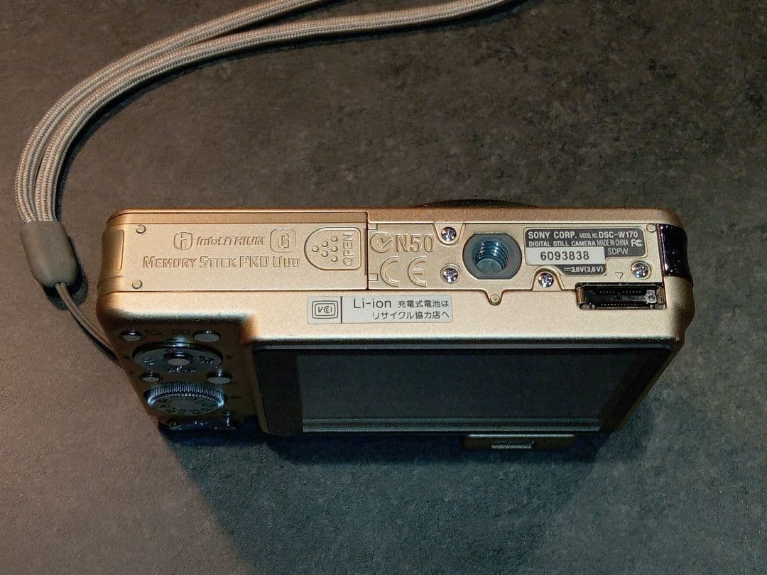 【SONY】コンデジ Cyber-shot DSC-W170