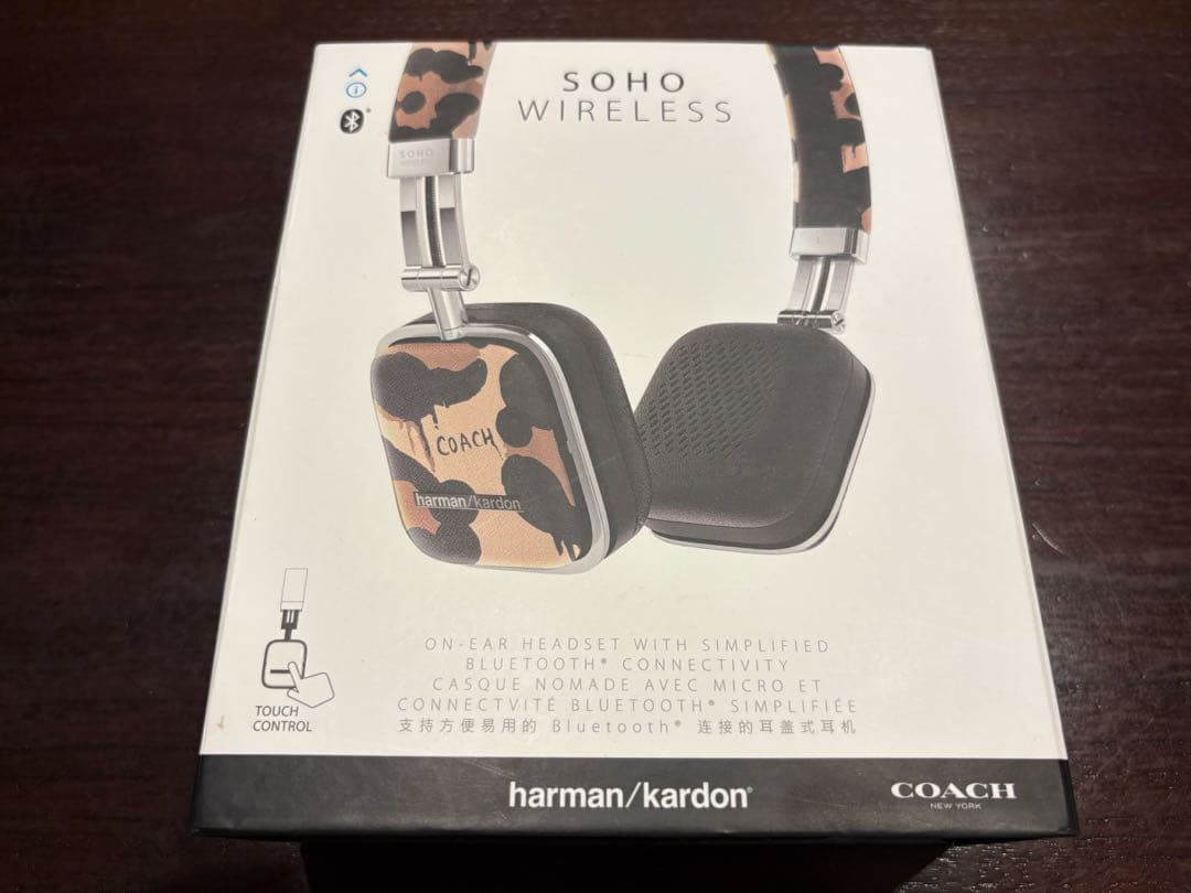 ハーマンカードンsoho ワイヤレス　コーチコラボ　ヘッドフォン