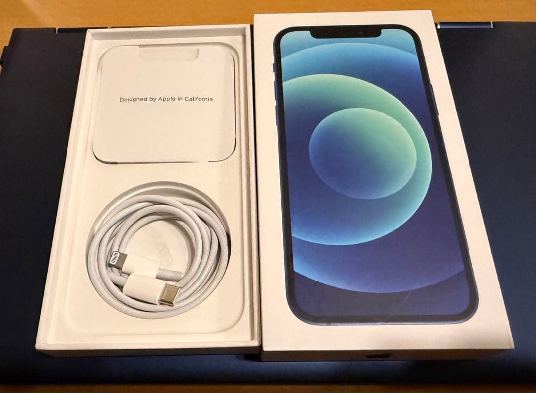 iPhone12 128GB SIMフリー ブルー 未使用未開封 本体交換品