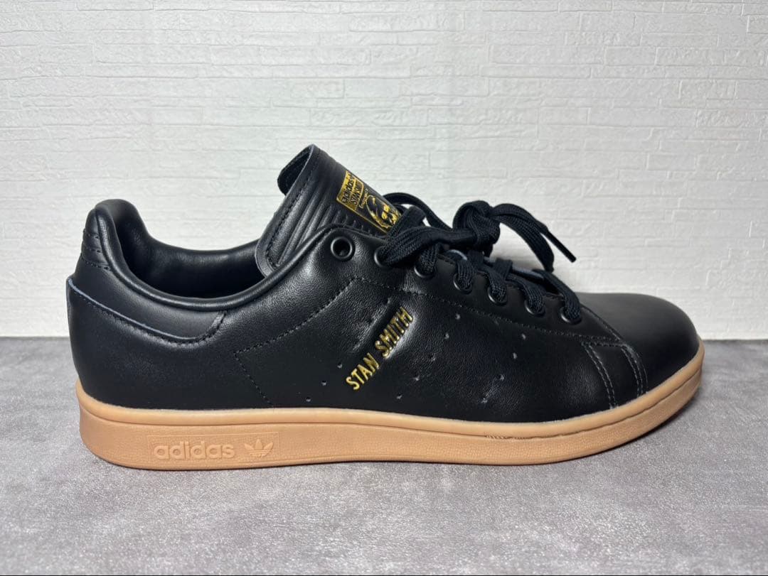 アディダス adidas スタンスミス コアブラックxコアブラックxガム
