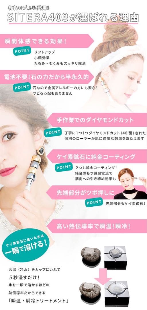 【未使用品】美顔ローラー ローラー 送料込み シテラ sitera