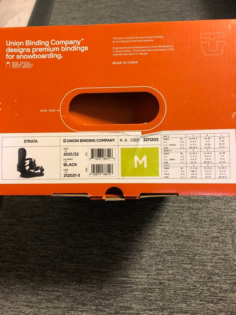 ユニオン　ストラータ　union strata Mサイズ　21/22モデル
