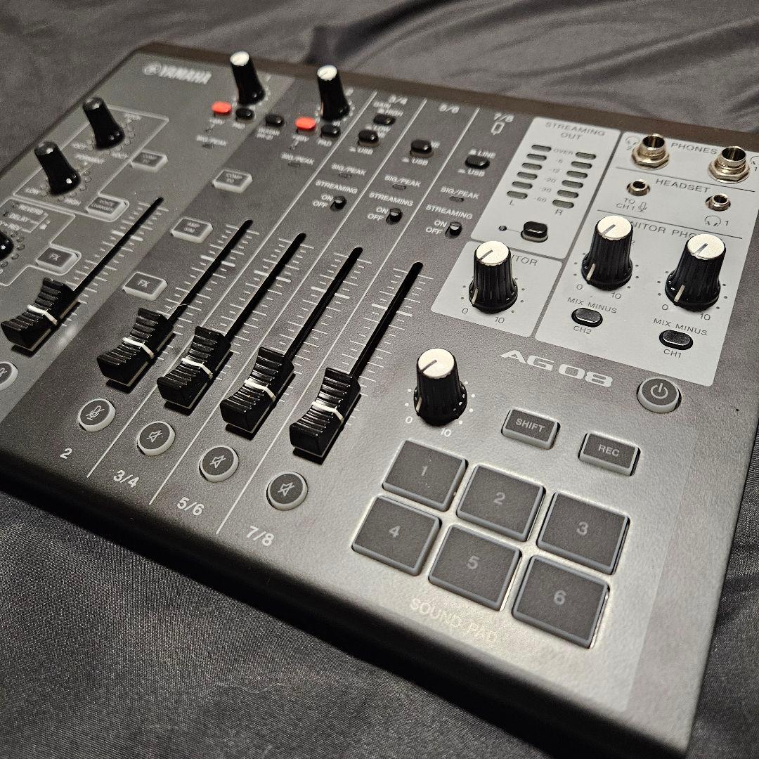 YAMAHA AG-08 ライブストリーミングミキサー 8ch ライブ配信可能