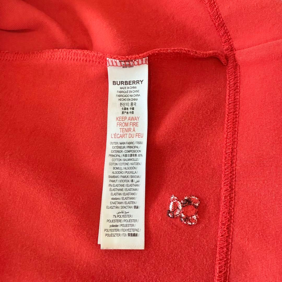 入手困難BURBERRY バーバリー ベア刺繍 ワンピース 8Y 128cm