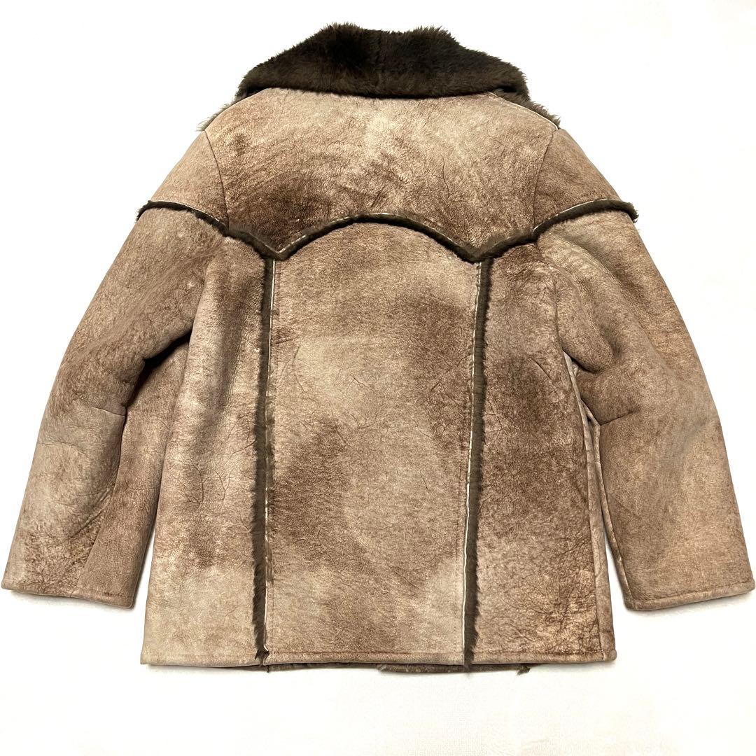 み*ち様 ★極上品★70s★NAPA CALIFORNIA リアルムートンコート