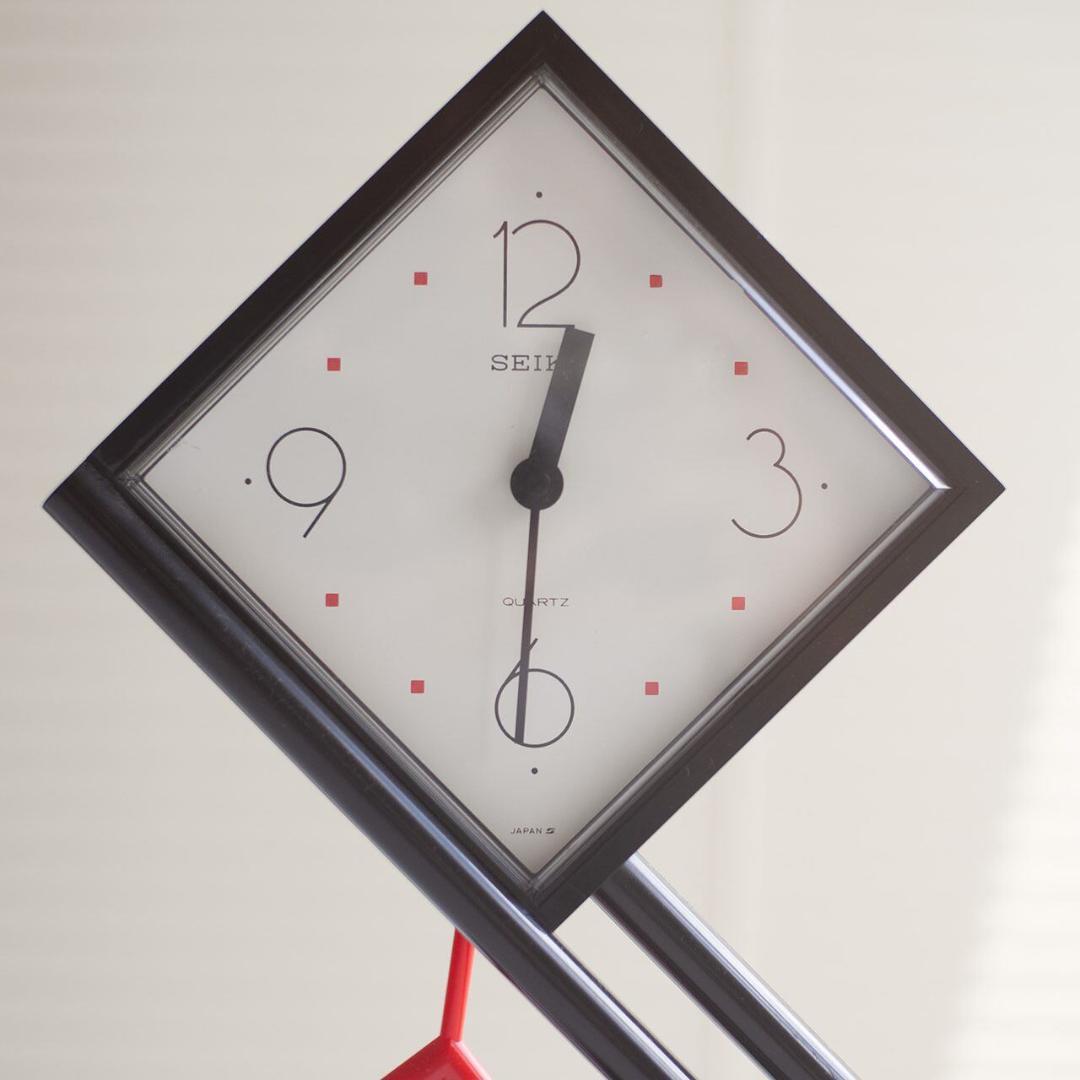 SEIKO ポストモダン 振り子 置き時計
