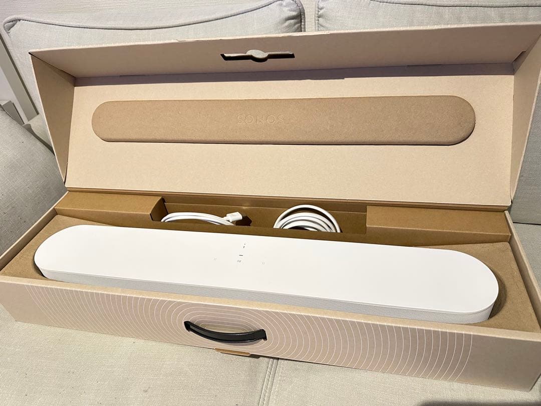 Sonos サウンドバー Beam GEN2 ホワイト 箱付属品あり