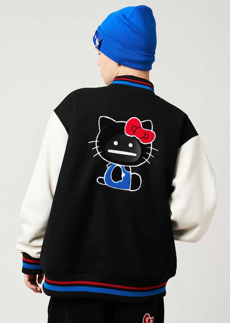 graniph　ハローキティ　おすわりハローシャドウ　スタジャン