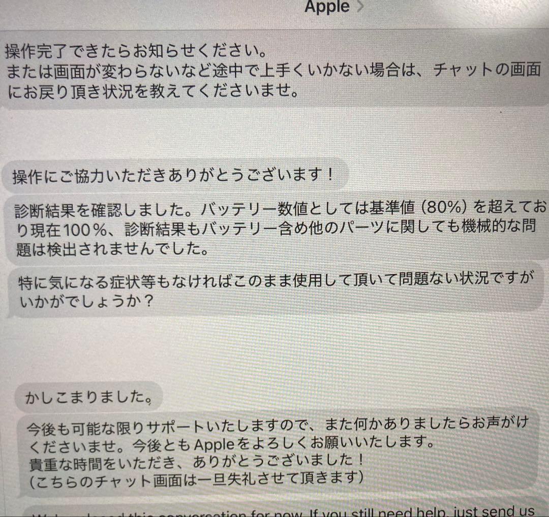 ipad 第9世代バッテリー最大容量100%