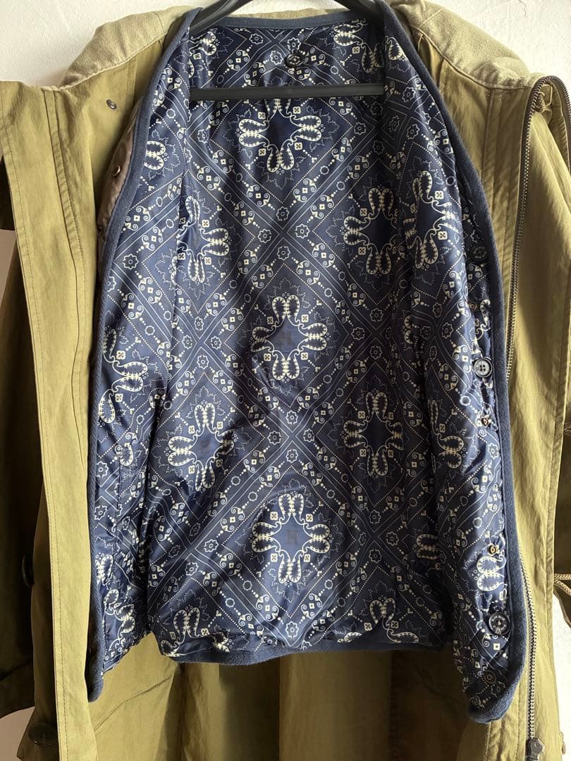 【値下げ】美品⭐︎TAION×BLUEBLUE ダウンフィールドモッズコート