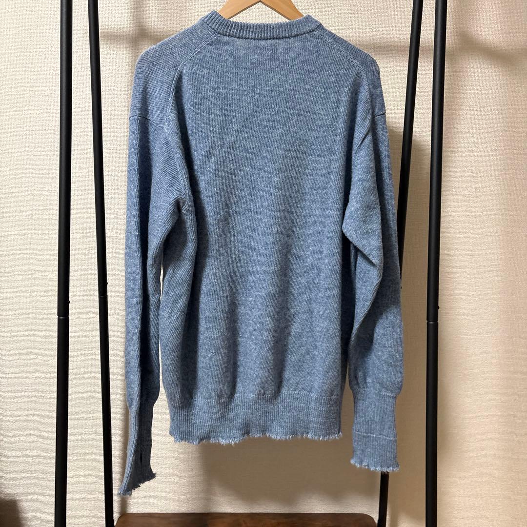 【値下げ中】 MAATEE&SONSマーティアンドサンズ　ニット　ブルー　美品