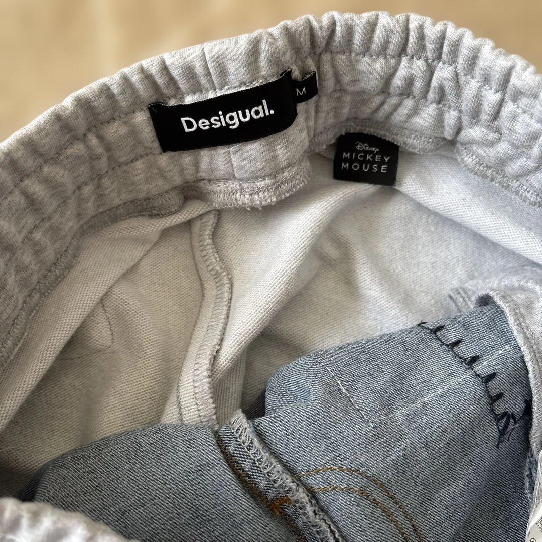 Desigual ミッキーマウス デニムスウェットパンツ　値下げしました