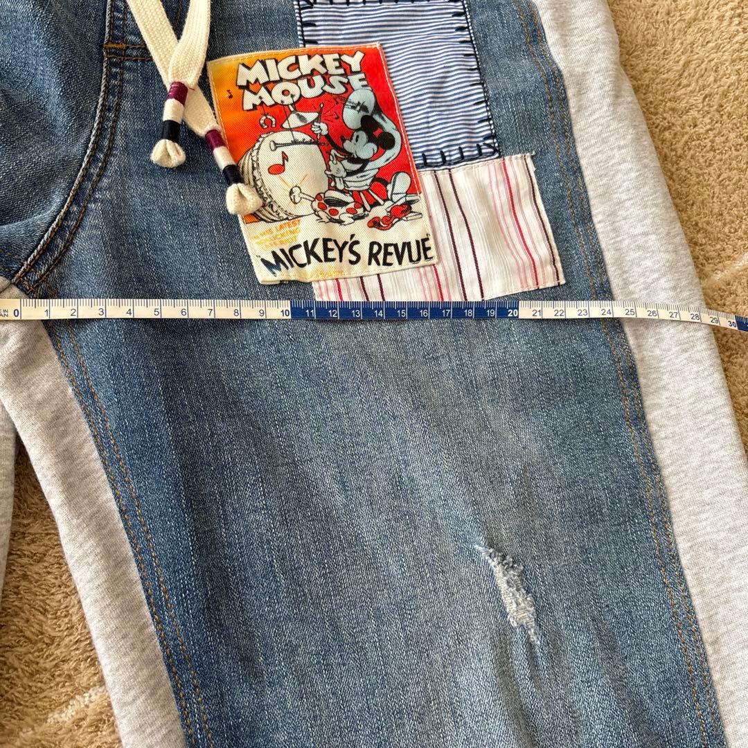 Desigual ミッキーマウス デニムスウェットパンツ　値下げしました