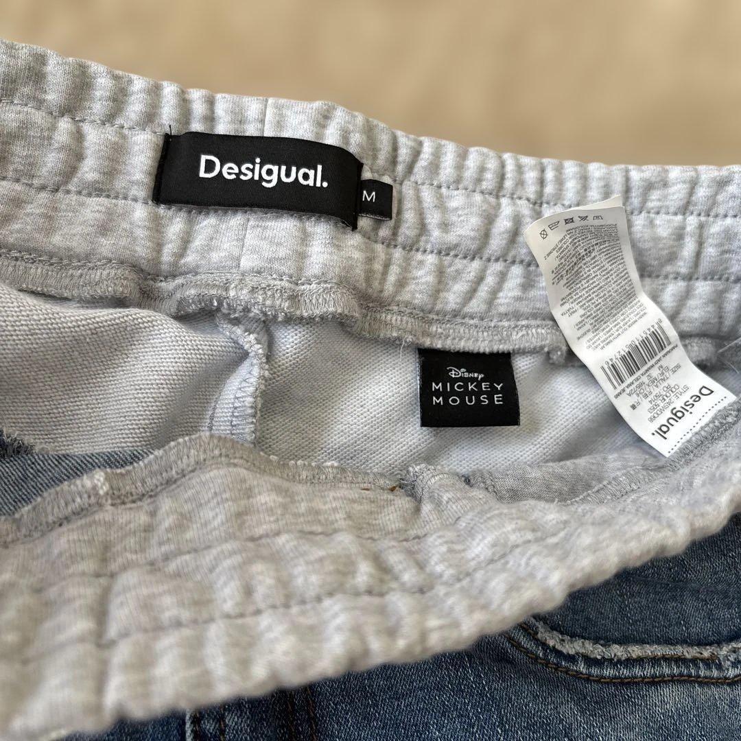 Desigual ミッキーマウス デニムスウェットパンツ　値下げしました