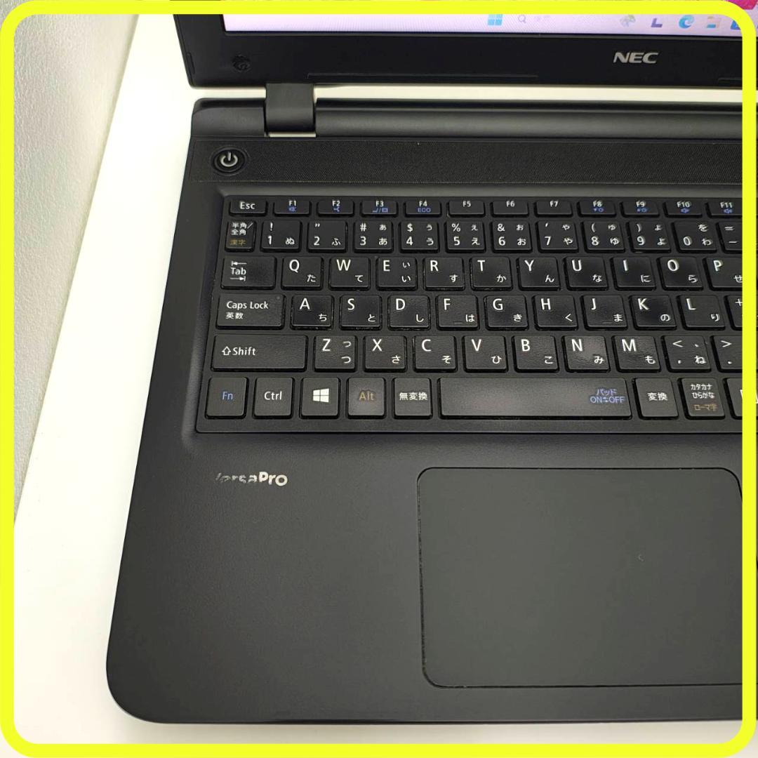 windows11　ノートパソコン⭐️SSD128GB　office　826