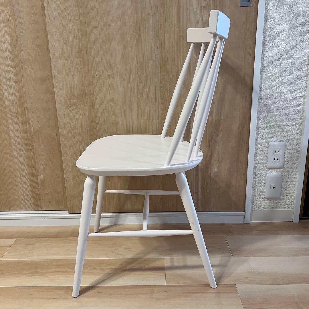 ACTUSダイニングチェアELIZA2 ホワイト②