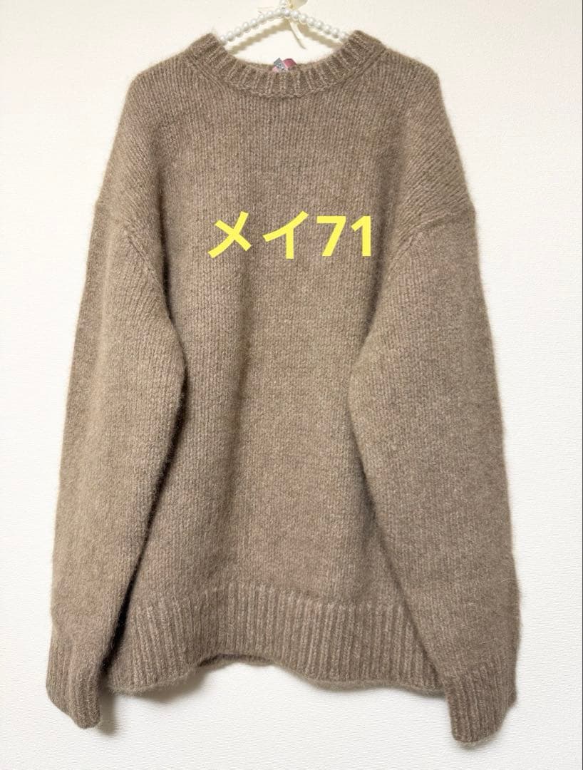 GALERIE VIE ポッサムウール クルーネックプルオーバー