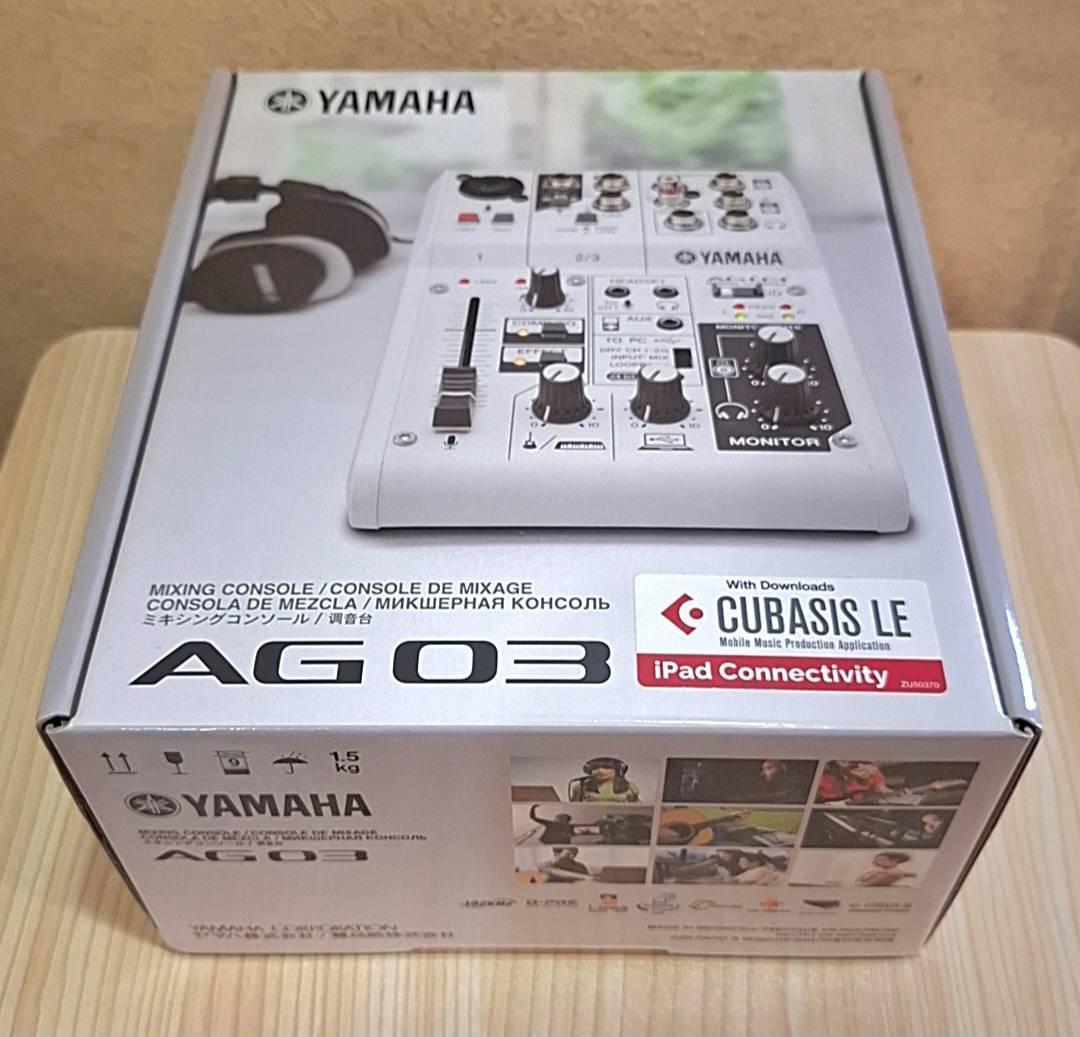 未開封新品 送料込み YAMAHA AG 03 ミキシングコンソール①