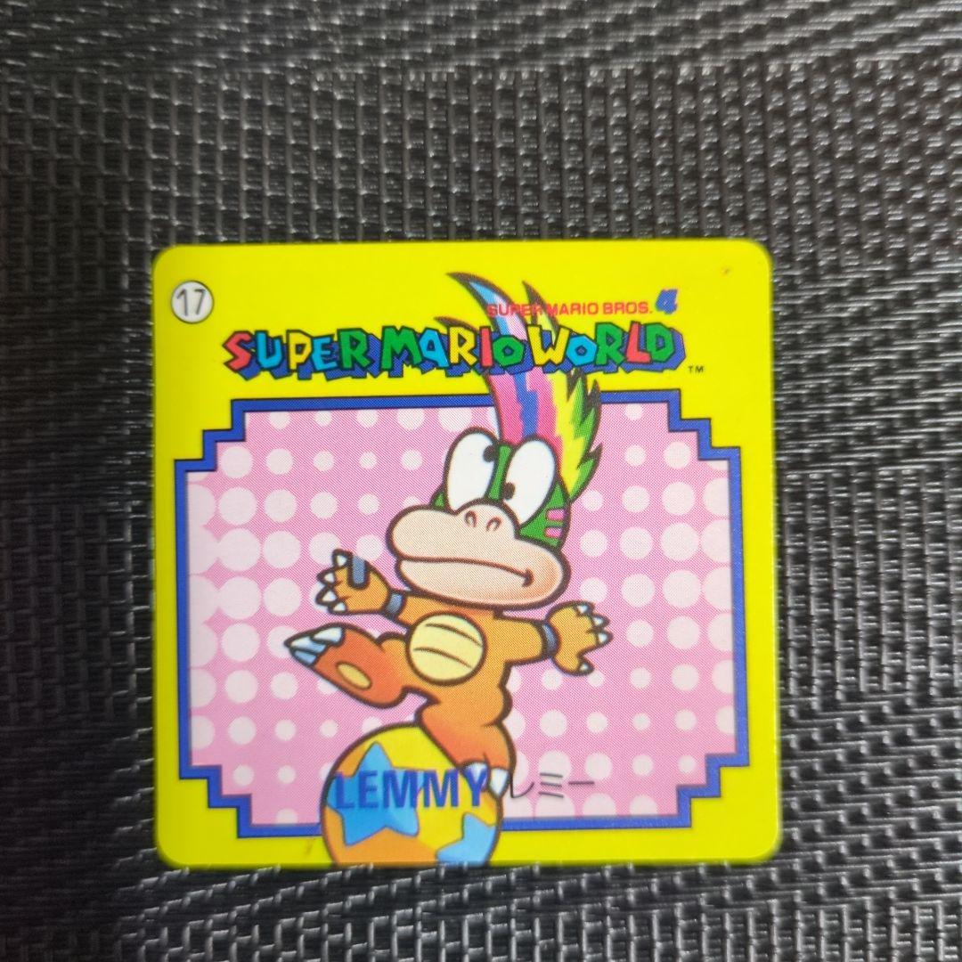 １９９０年発売　スーパーマリオワールド　カード　キラマグネット４枚目　写真全て込