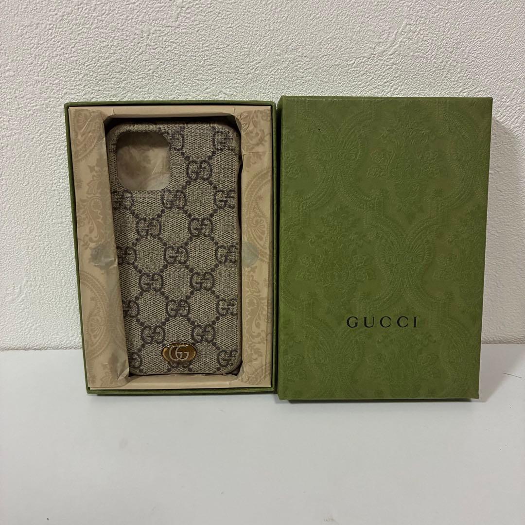 新品 グッチ GG オフィディア iPhone13 Pro MAX ケース