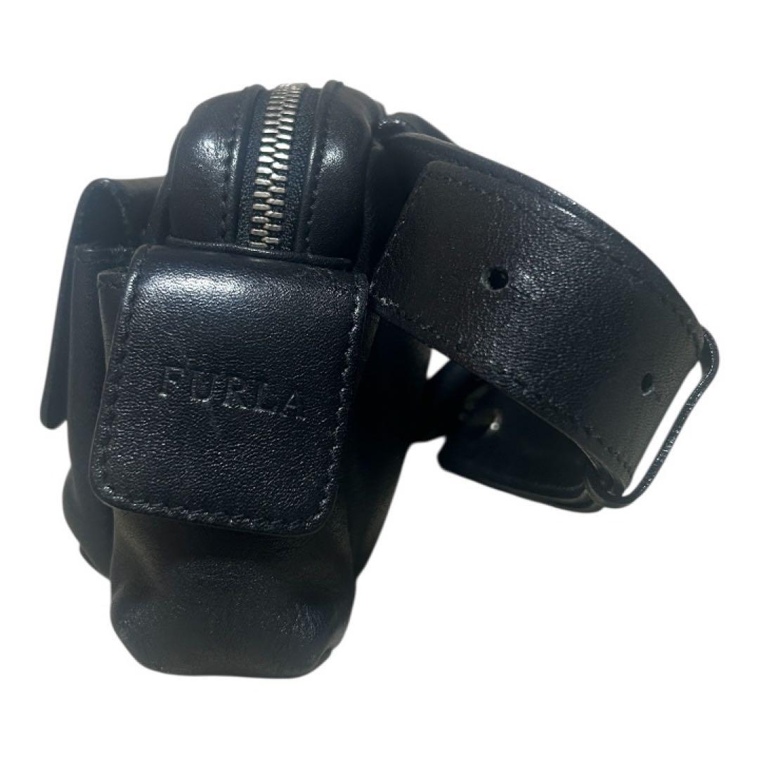 【美品】 フルラ FURLA オールレザー　ウェストバッグ　ボディバッグ