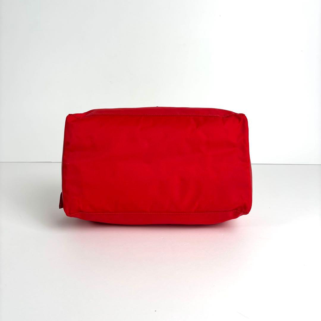 極美品 PRADA セカンドバッグ ポーチ 三角ロゴ ナイロン サフィアーノ