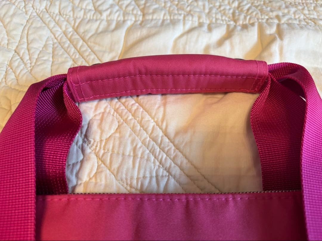 ファミリア　マザーズリュック　ピンク　ポーチ付き