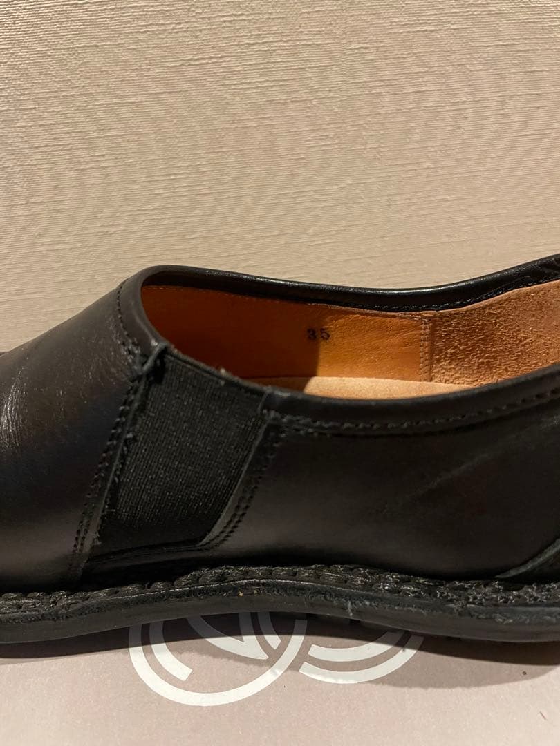 トリッペン 35 yen スリッポン レザーシューズ レザー ブラック