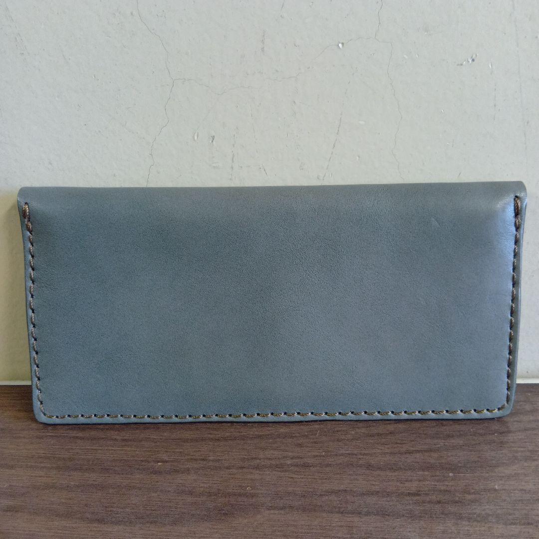 Herz（ヘルツ）アイビーグレイ特別仕様 ロングフラットウォレット（長財布）