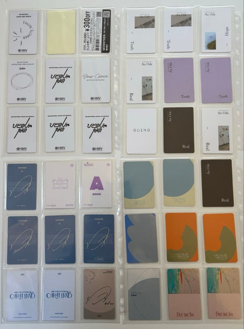 t*w様 SEVENTEEN WOOZI ウジ　トレカ　カード　大量　引退品
