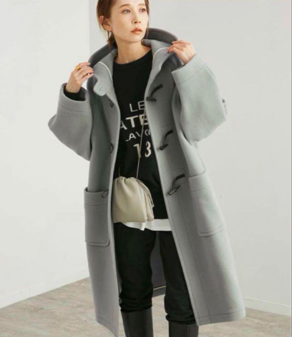 SLOBE IENA ダッフルコート　サックスブルー