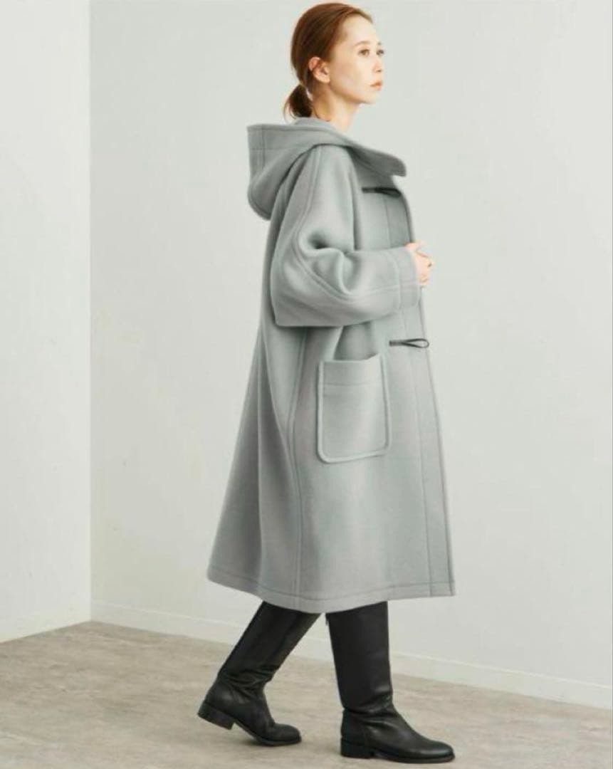 SLOBE IENA ダッフルコート　サックスブルー