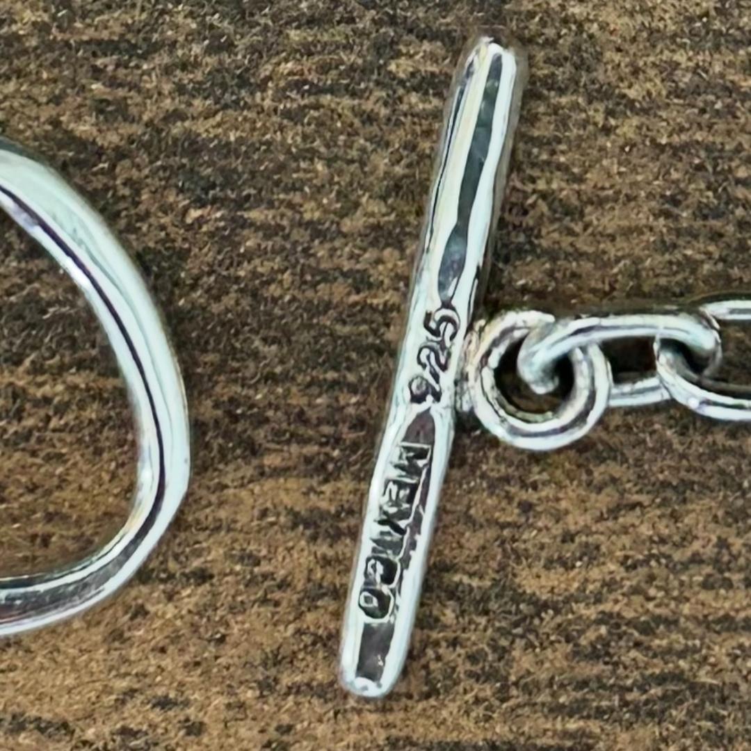 希少 ホースビットリンクブレスレット シルバー925 メキシコ製
