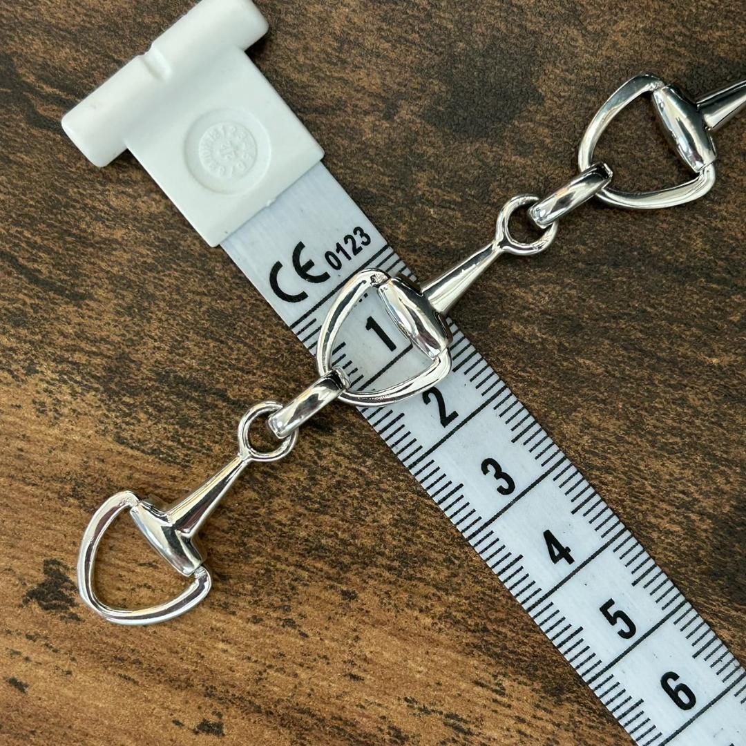 希少 ホースビットリンクブレスレット シルバー925 メキシコ製