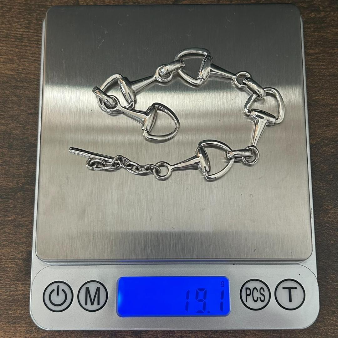 希少 ホースビットリンクブレスレット シルバー925 メキシコ製