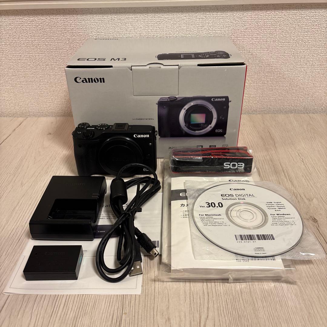 Canon EOSM3 ミラーレス一眼カメラ　キャノン　デジタルカメラ