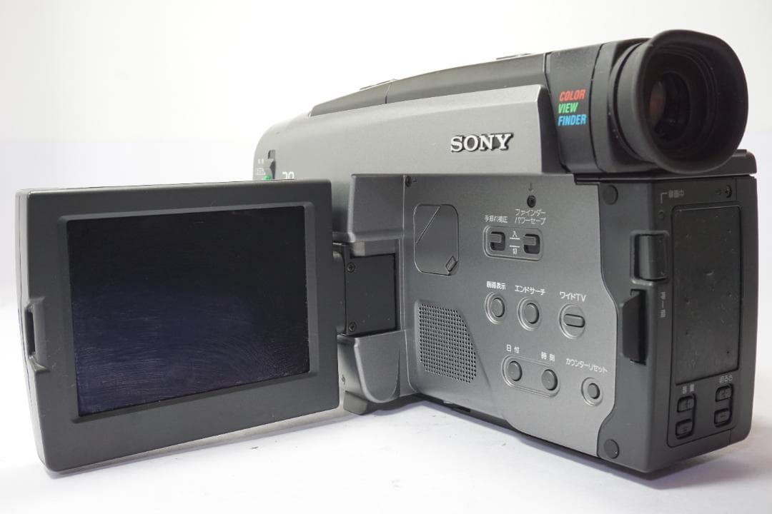 【箱リモコン付き】 SONY ビデオカメラ CCD-TRV90 Hi8 8mm