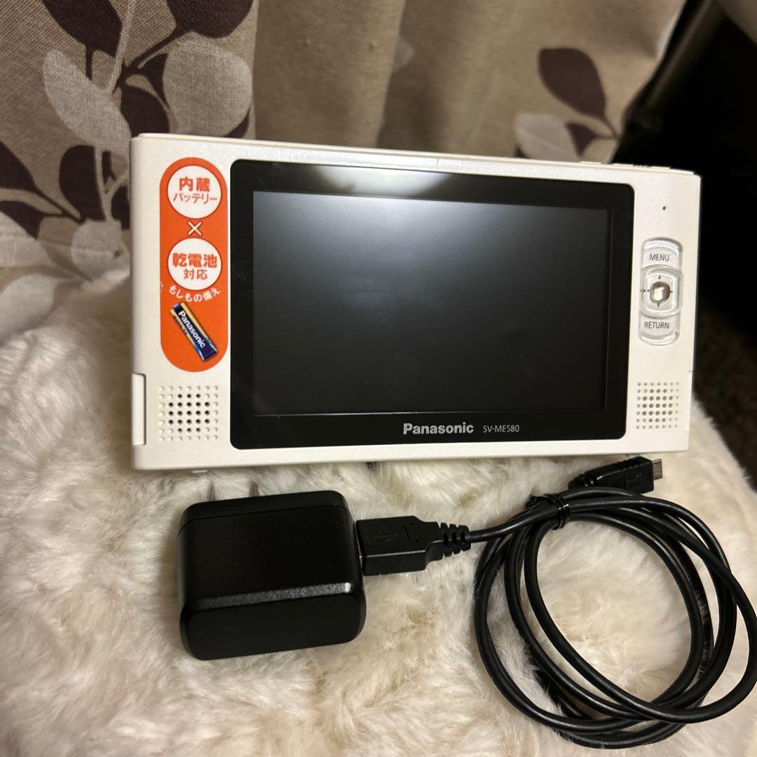 パナソニック　防水テレビ　ワンセグ　SV-ME580